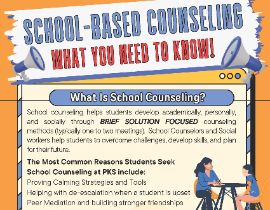  flyer about counseling at school